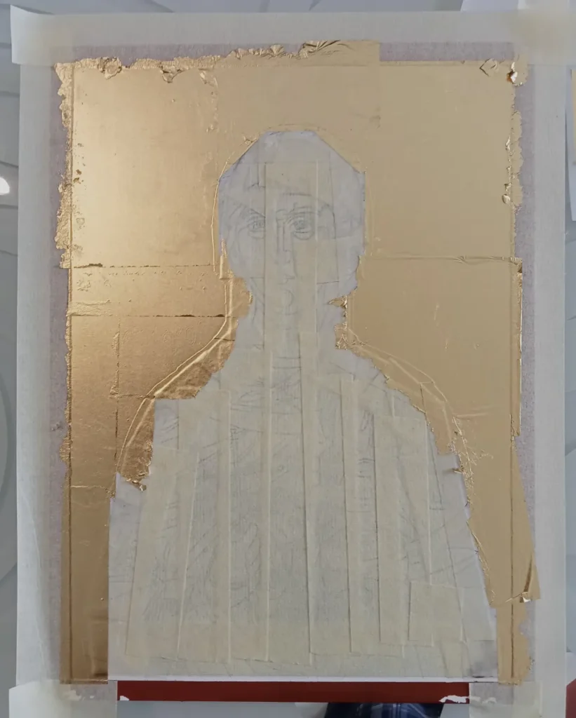 3ο Βήμα - Προετοιμασία Φόντου Εικόνας για Χρύσωμα